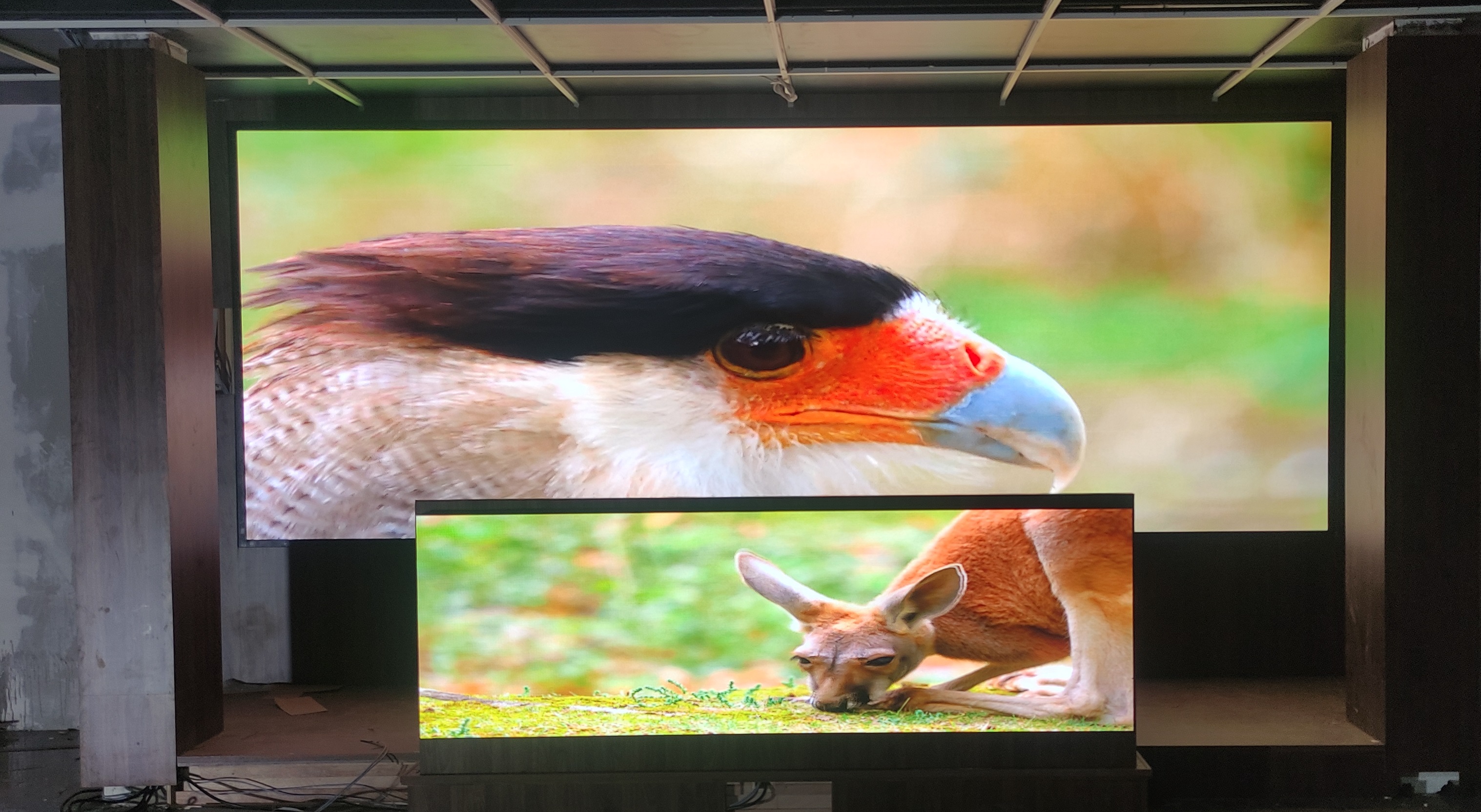 FIX INSTALASI VIDEOTRON INDOOR | MODUL P2.5 1920Hz | UK 5m x 2m & 2.56m x 0.8m | PEMASANGAN DI ELRAJA CLUB & FTV KARAWANG BARAT